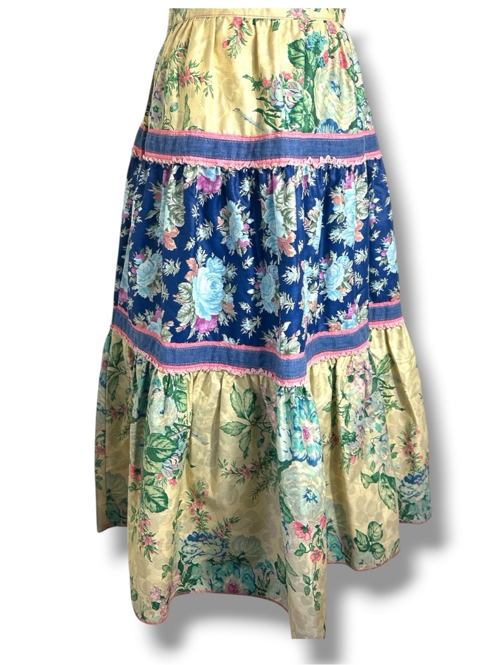 Vintage BODY ENGLISH 1970s Prarie Cottagecore Full SKIRT size 11/13